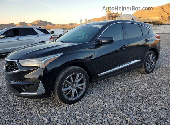 5J8TC1H55ML003198 2021 ACURA RDX Black წინა მარცხენა ხედი სამი მეოთხედიდან