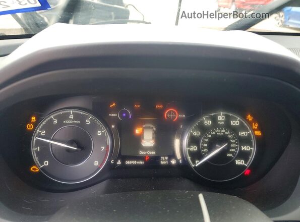 5J8TC1H57LL002083 2020 ACURA RDX Черный Вид щитка приборов