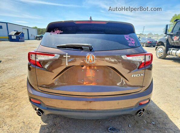 5J8TC1H58KL001801 2019 ACURA RDX Коричневый Вид сзади
