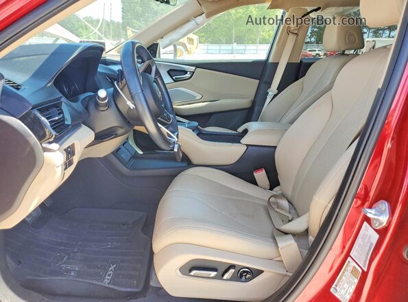 5J8TC1H58ML008332 2021 ACURA RDX Красный Вид салона спереди