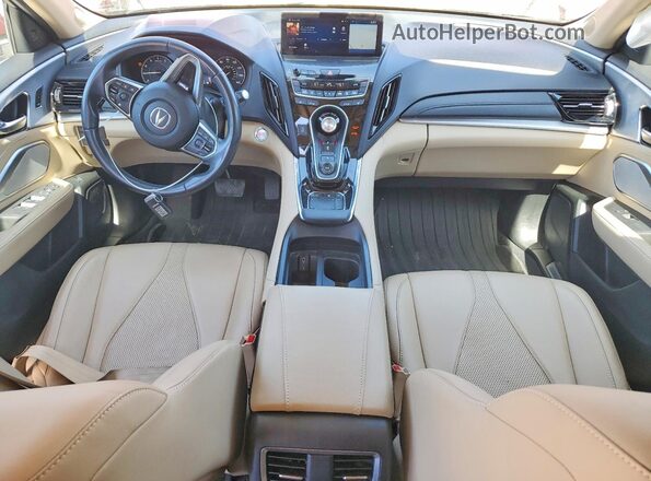 5J8TC1H58ML008332 2021 ACURA RDX Красный Вид панели приборов