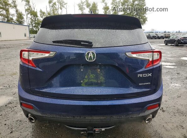 5J8TC2H30ML008135 2021 ACURA RDX Синий Вид сзади