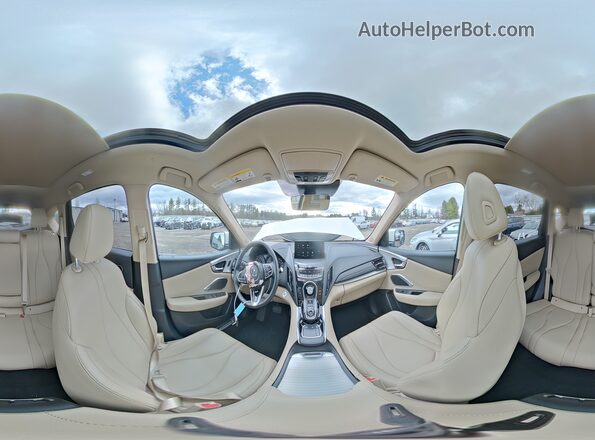 5J8TC2H30RL030286 2024 ACURA RDX White Vista de la etiqueta del VIN