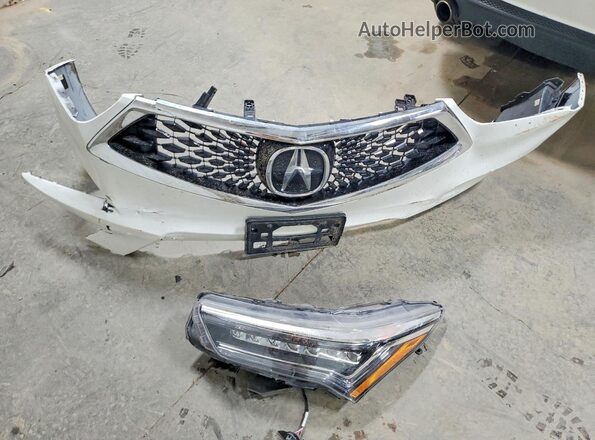 5J8TC2H33LL009276 2020 ACURA RDX White Vista del compartimento del motor
