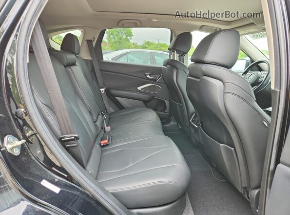 5J8TC2H34LL005849 2020 ACURA RDX Black Vista de los asientos traseros
