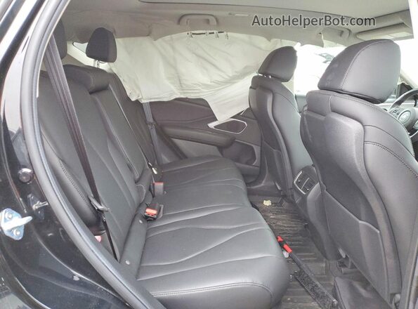 5J8TC2H34PL025833 2023 ACURA RDX Black უკანა სავარძლების ხედი
