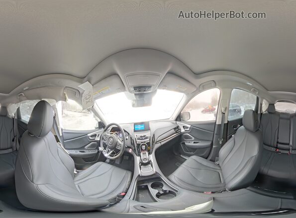 5J8TC2H35RL035239 2024 ACURA RDX Gray Vista de la etiqueta del VIN