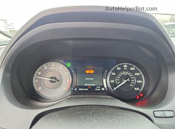 5J8TC2H50NL007182 2022 ACURA RDX Серый Вид щитка приборов