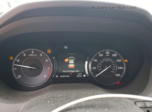 5J8TC2H51SL015609 2025 ACURA RDX Белый Вид щитка приборов