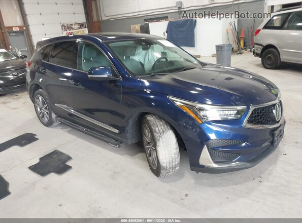 5J8TC2H52LL021243 2020 ACURA RDX Синий Передняя правая четверть