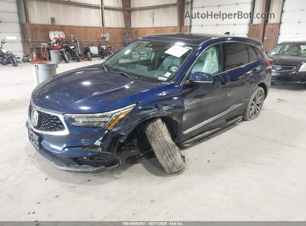 5J8TC2H52LL021243 2020 ACURA RDX Синий Передняя левая четверть