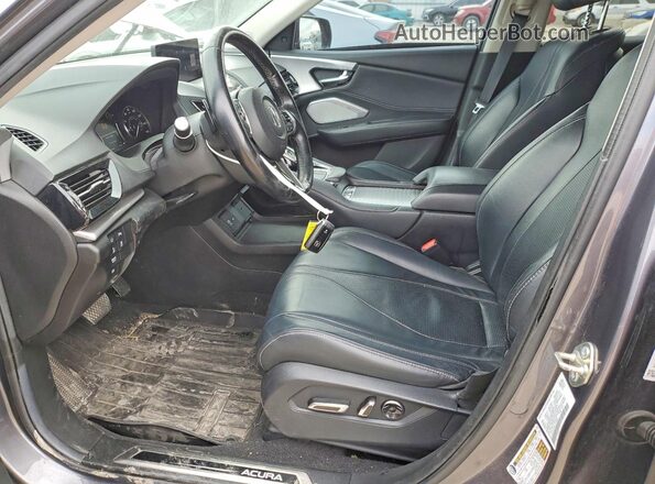 5J8TC2H53LL014348 2020 ACURA RDX Gray წინა სალონის ხედი