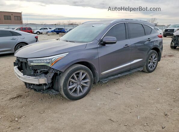 5J8TC2H53LL014348 2020 ACURA RDX Gray წინა მარცხენა ხედი სამი მეოთხედიდან