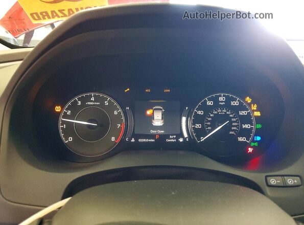 5J8TC2H59ML040566 2021 ACURA RDX Красный Вид щитка приборов