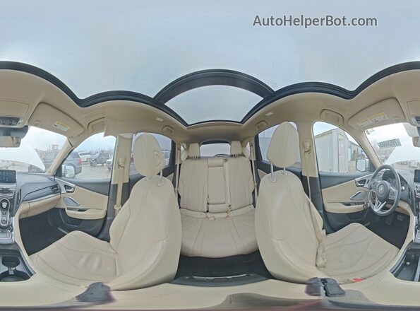 5J8TC2H5XKL034871 2019 ACURA RDX White Widok wnętrza 360 stopni