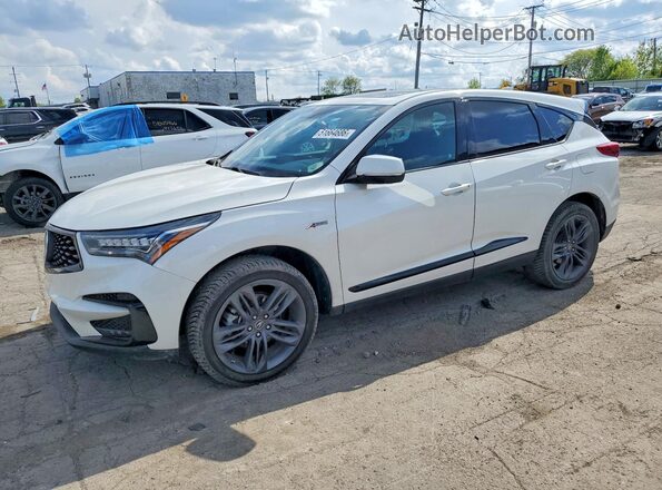 5J8TC2H61LL016432 2020 ACURA RDX White წინა მარცხენა ხედი სამი მეოთხედიდან