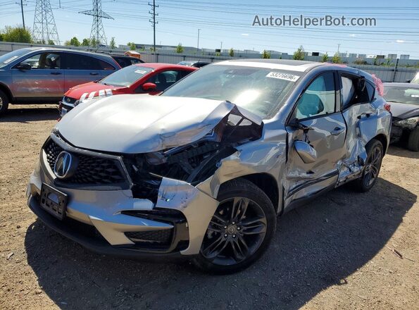 5J8TC2H62LL034065 2020 ACURA RDX Silver წინა მარცხენა ხედი სამი მეოთხედიდან