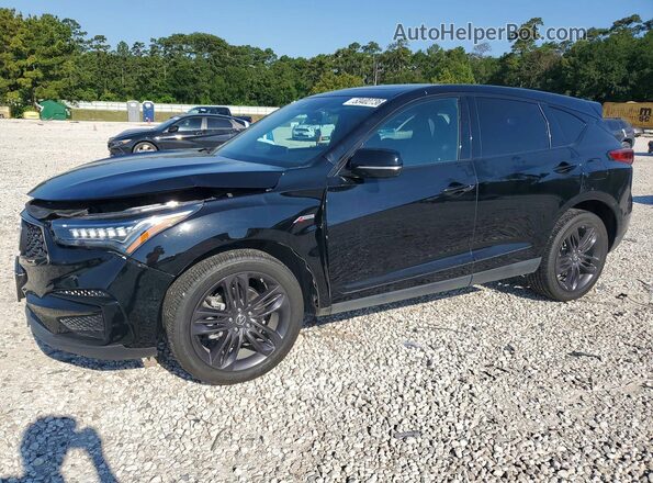 5J8TC2H62ML037436 2021 ACURA RDX Black Vista tres cuartos delantera izquierda