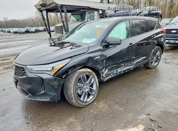 5J8TC2H66PL024726 2023 ACURA RDX Black Vista tres cuartos delantera izquierda