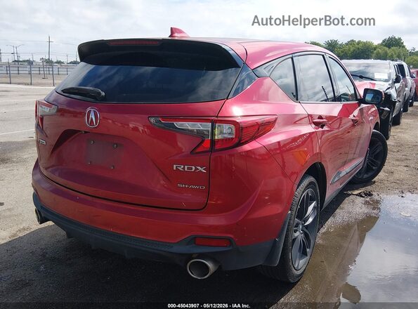 5J8TC2H69KL006052 2019 ACURA RDX Red უკანა მარჯვენა