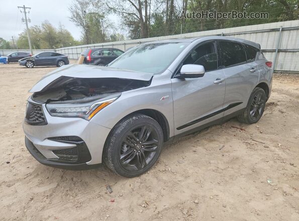 5J8TC2H69ML038969 2021 ACURA RDX Gray Vista tres cuartos delantera izquierda