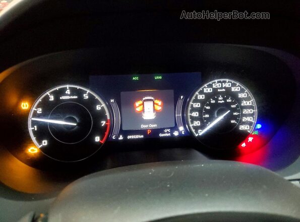 5J8TC2H70ML808646 2021 ACURA RDX Серебряный Вид щитка приборов
