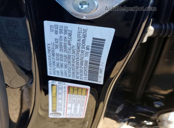 5J8TC2H73TL005408 2026 ACURA RDX Black VIN კოდის სტიკერის ხედი