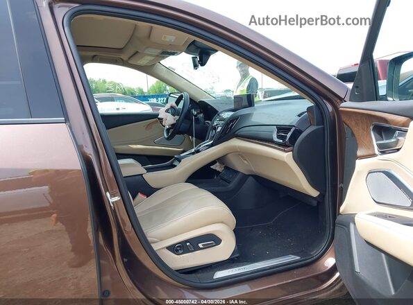 5J8TC2H77KL017205 2019 ACURA RDX Коричневый Вид салона спереди