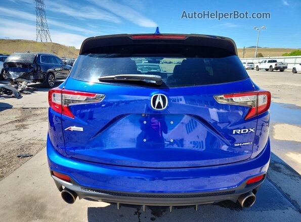 5J8TC2H84PL003519 2023 ACURA RDX Blue Vista trasera