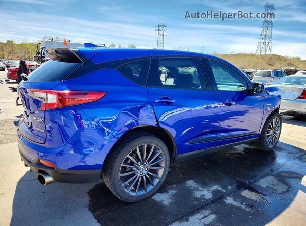 5J8TC2H84PL003519 2023 ACURA RDX Blue Trasero derecho
