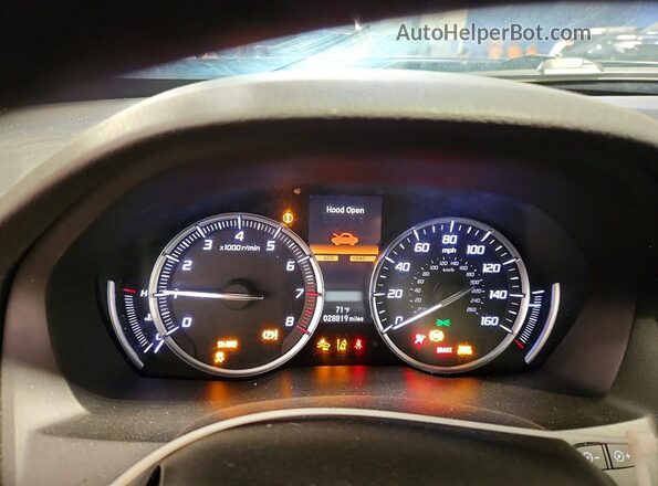 5J8YD4H31LL050830 2020 ACURA MDX Угольный Вид щитка приборов
