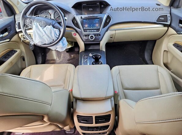 5J8YD4H53LL037949 2020 ACURA MDX Красный Вид панели приборов