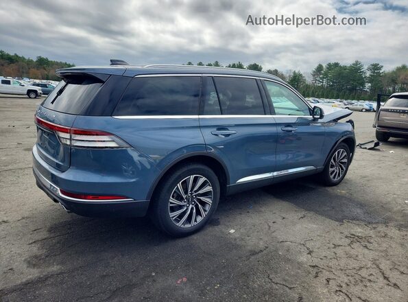 5LM5J6XC2SGL26536 2025 LINCOLN AVIATOR Синий Задняя правая четверть