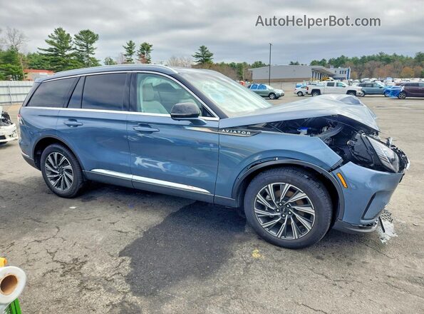 5LM5J6XC2SGL26536 2025 LINCOLN AVIATOR Синий Передняя правая четверть