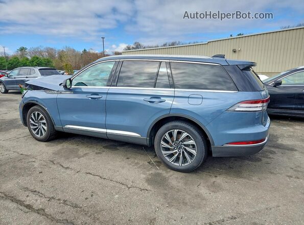 5LM5J6XC2SGL26536 2025 LINCOLN AVIATOR Синий Задняя левая четверть