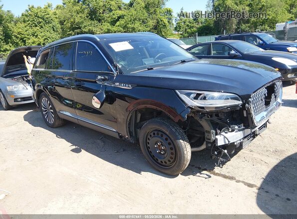 5LM5J6XC9RGL03040 2024 LINCOLN AVIATOR Черный Передняя правая четверть