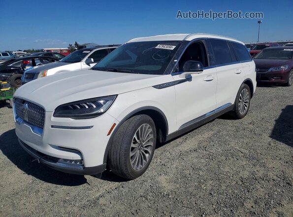 5LM5J7WC0LGL29489 2020 LINCOLN AVIATOR Белый Передняя левая четверть
