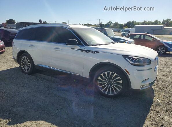 5LM5J7WC0LGL29489 2020 LINCOLN AVIATOR Белый Передняя правая четверть
