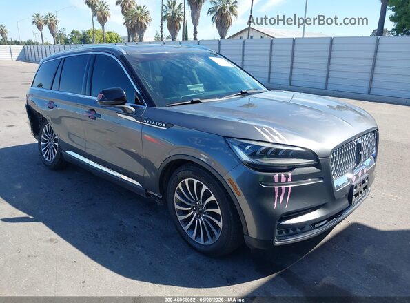 5LM5J7WC9MGL03829 2021 LINCOLN AVIATOR Серый Передняя правая четверть