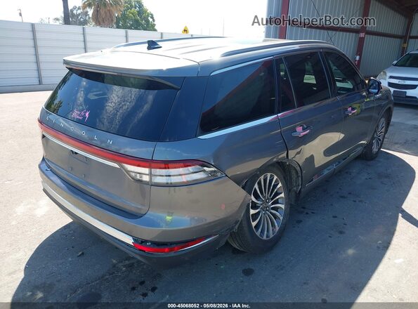 5LM5J7WC9MGL03829 2021 LINCOLN AVIATOR Серый Задняя правая четверть