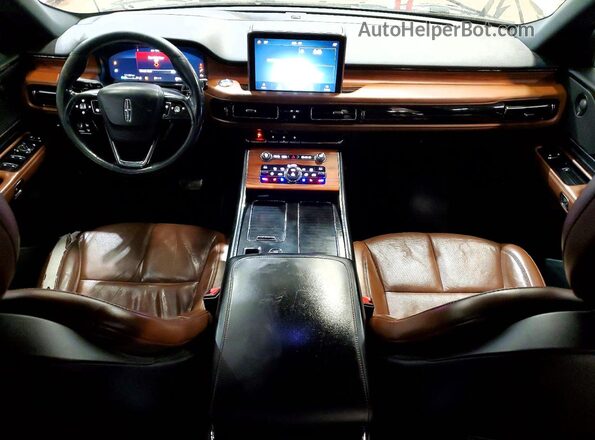 5LM5J7XC0LGL22430 2020 LINCOLN AVIATOR Желто-коричневый Вид панели приборов