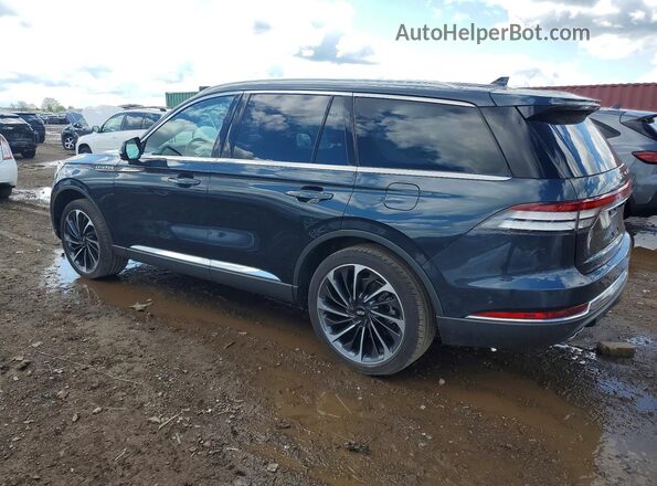 5LM5J7XC1PGL06503 2023 LINCOLN AVIATOR Синий Задняя левая четверть