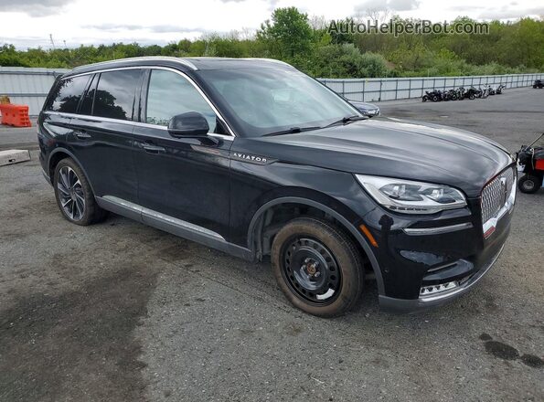 5LM5J7XC3LGL08747 2020 LINCOLN AVIATOR Черный Передняя правая четверть