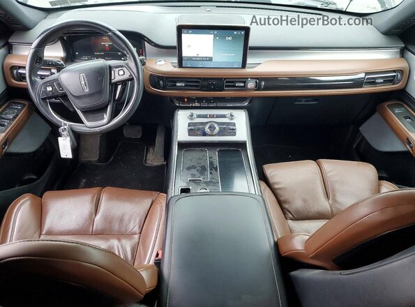 5LM5J7XC3LGL08747 2020 LINCOLN AVIATOR Черный Вид панели приборов