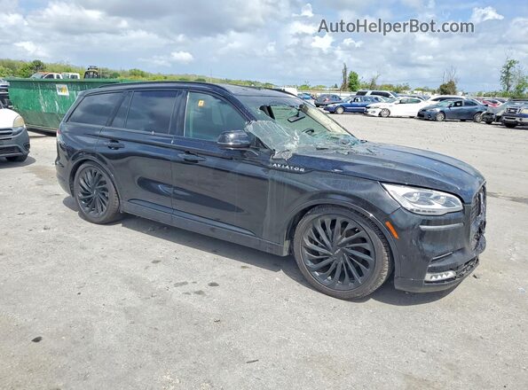 5LM5J7XC3NGL14700 2022 LINCOLN AVIATOR Black Przód prawy