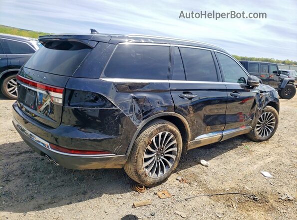5LM5J7XC4MGL18477 2021 LINCOLN AVIATOR Black Tył prawy