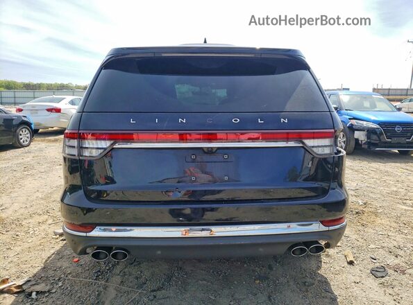5LM5J7XC4MGL18477 2021 LINCOLN AVIATOR Black Widok z tyłu