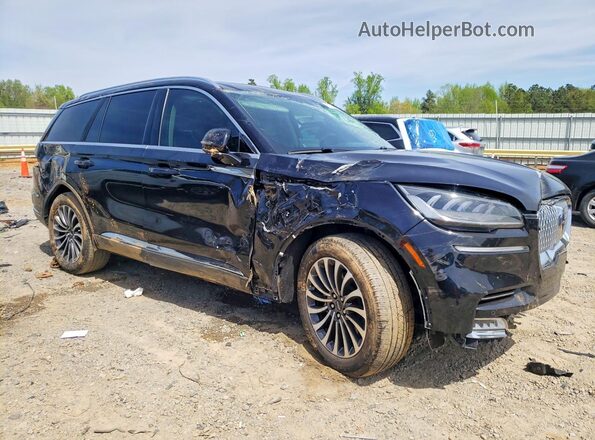 5LM5J7XC4MGL18477 2021 LINCOLN AVIATOR Black Przód prawy