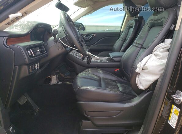5LM5J7XC4MGL18477 2021 LINCOLN AVIATOR Black Widok wnętrza z przodu