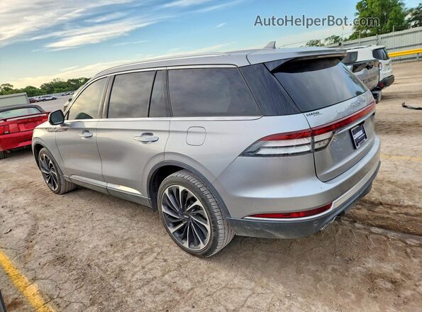 5LM5J7XC5LGL00567 2020 LINCOLN AVIATOR Серебряный Задняя левая четверть